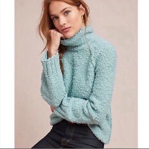Beautiful Baby Blue Sweater Moth by Anthropologie size M